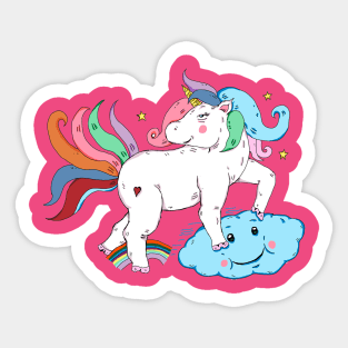 Unicorno Sticker